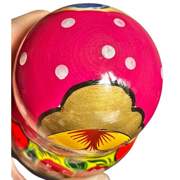 Hand-Painted Russian Matryoshka Nesting Dolls Set Of Five 6.5” tall Gift - Picture 7 of 15